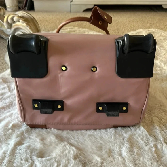Joy Mangano Pink and Brown Travel Bag - Picture 6 of 15